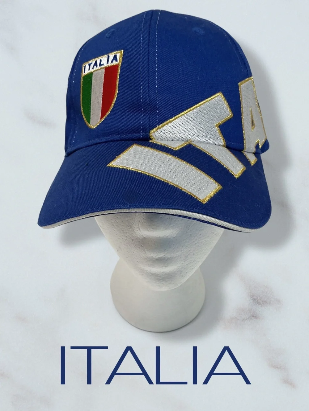 ITALIA Appliquéd National Team Logo Cap NWT
